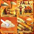 thumbnail image 4 of Autumn Theme Hello Fall Banner Thanksgiving Decor Maple Leaves Decoration Squirrel Pumpkin for Seasonal Celebration Outdoor Decor Indoor Decor, 4 of 9
