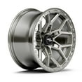 thumbnail image 6 of RockTrix RT107 20 inch Wheel for 2004-2026 Ford F150, 20x9 6x135 Rims -12mm Offset, 4.5in Backspacing, Machined Silver, 2500 lb Weight Rating, Also compatible with Bronco Raptor F150 Lightning, 6 of 7