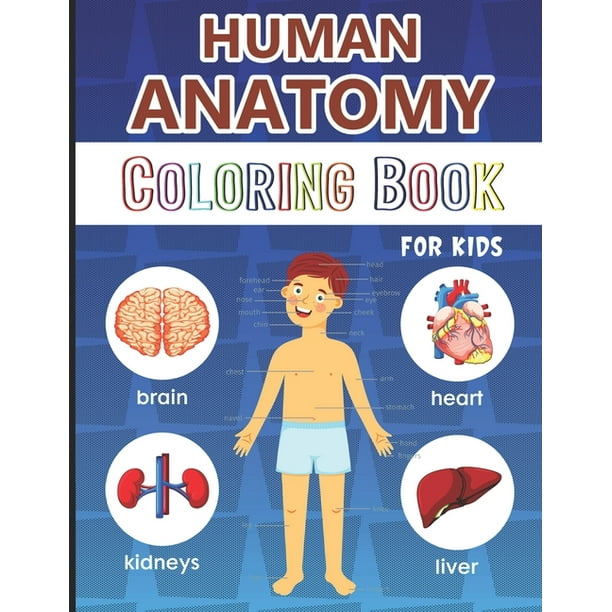 Download Human Anatomy Coloring Book For Kids Over 50 Human Body Coloring Pages Great Gift For Boys
