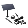 thumbnail image 2 of 1.5w Swimming Pool Solar Power Fountain Built-in Suction Cup Submersible Water Pump With Sponge, 2 of 9