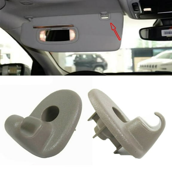 2PCS For Jeep for Liberty For Dodge for Nitro Sun Visor Clip Replacement Retainer