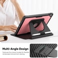 thumbnail image 5 of FJLBDE Case for iPad 9th 8th 7th Gen 10.2 inch 2021 2020 2019, 360 Rotating Stand iPad Protective Case Cover with Auto Wake/Sleep, Pink, 5 of 7