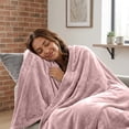 thumbnail image 3 of Ameha Fleece Blanket – Soft Plush Lightweight Cozy Blanket, All Season Warm Microfiber, Machine Washable, Twin Pink, 3 of 7