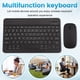 thumbnail image 5 of Teclado y Ratón Inalámbricos Bluetooth Ultrafinos y Silenciosos, Adecuados para Tabletas y Portátiles, Teclado Bluetooth Negro, 5 of 5