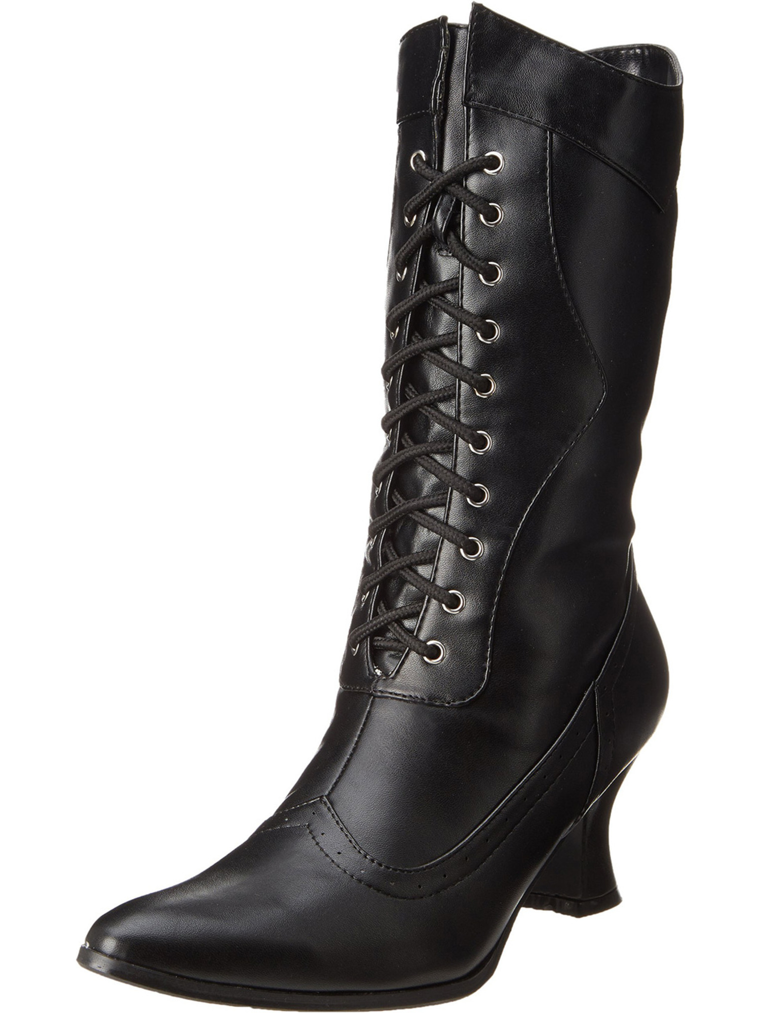 black booties 2.5 inch heel