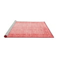 thumbnail image 2 of Ahgly Company Machine Washable Indoor Square Abstract Red Contemporary Area Rugs, 3' Square, 2 of 4