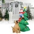thumbnail image 3 of Árbol De NaviDad Inflable Con Luz Led, Mordedura De Perro, Árbol De Navidad Para Anciano Para Jardín Al Aire Libre, 3 of 7