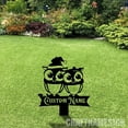 thumbnail image 2 of Craftnamesign Custom Owl Metal Yard Stake, Metal Yard Stake with Owl, Outdoor Owl Lawn Garden Decor, 2 of 4