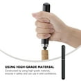 thumbnail image 3 of Phenofice 1Pc Air Pressure Bottle Opener Black Portable Manual Wine Opener for Home and Party Use, 3 of 8