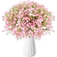 thumbnail image 2 of Babys Breath Artificial Flowers, 24Pcs Fake Baby Breath Flowers Artificial Bulk Faux Gypsophila Real Touch Flowers for Wedding DIY Bouquet Arrangement Party Home Garden Spring Decor, Pink, 2 of 8