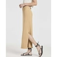 thumbnail image 4 of 3 Pack: Women's Ribbed High Waisted Maxi Skirt With Side Slit - Casual Long Pencil Skirt, 4 of 6