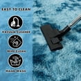 thumbnail image 6 of Conbriboy 6x9 Area Rugs For Living Room Tie-dye Peacock Blue, Fluffy Shaggy Fuzzy Plush Furry Large Floor Carpet,Non-Slip Carpet Anti-Slip Washable Modern Soft Rug For Bedroom Girls Boys Room Indoor, 6 of 7
