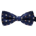 thumbnail image 1 of VONKY Cravate Formelle à Motif Coloré pour Hommes Adulte Homme Affaires Réunion Mariage Fil Polyester Nœud Papillon, 1 of 8