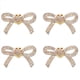 thumbnail image 1 of 4 Uds. Clips para Zapatos con Lazo de Diamantes de Imitación de Cristal, Hebillas para Zapatos de Novia, Cuentas Manuales DIY, Tacones Altos, Decoraciones Florales Doradas, 1 of 4