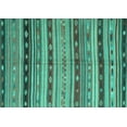 thumbnail image 1 of Ahgly Company Indoor Rectangle Southwestern Turquoise Blue Country Area Rugs, 2' x 3', 1 of 4