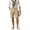 Khaki, variant on Men's 9" Inseam Flat Front Golf Shorts, Tailored Fit Casual Chino Shorts with Stretch Waistband