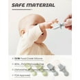 thumbnail image 3 of acdanc Baby Utensils 4-Piece Self Feeding Silicone Flatware Set with Silicone Handles, 3 of 7