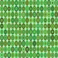 thumbnail image 1 of Ahgly Company Machine Washable Indoor Square Transitional Dark Lime Green Area Rugs, 8' Square, 1 of 7