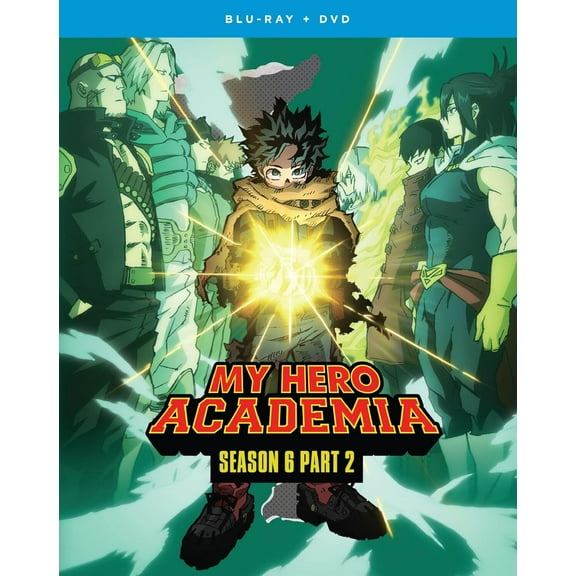 Funimation My Hero Academia: Season 6 Part 2 (Blu-ray, DVD)