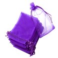 thumbnail image 2 of Bolsa de gasa con cordón de 100 piezas, bolsa de regalo para festivales, bolsa de almacenamiento de joyería portátil, 2 of 6