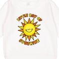 thumbnail image 3 of Inktastic Little Ray of Sunshine Cute Smiling Yellow and Orange Sun Toddler Sweatshirt, 3 of 4