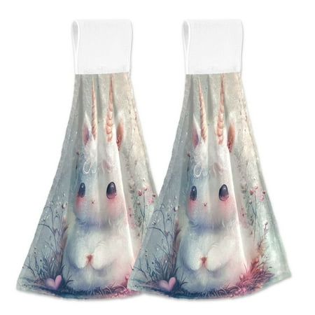 

2 Bathroom Towels Kitchen Towels 18.2x14In Velcro Hand Wipes Dish Cloths & Dish Towels Washroom Towels Face Towel Hand Wipes A Cartoon Sheep