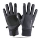 thumbnail image 3 of Guantes de ciclismo para hombre y mujer, otoño e invierno, deportes al aire libre, cálidos, de terciopelo polar, para escalada de montaña, esquí, pantalla táctil de dedos completos, 3 of 4