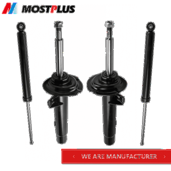 4x Front Rear Shock Absorbers Assembly For BMW 323i 323Ci 328i 328Ci 330i 330Ci