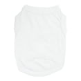 thumbnail image 2 of Methold Ropa para cachorros, suministros de algodón para mascotas, camisetas transpirables para perros, chaleco para perros de estilo sencillo Ropa para mascotas Blanco XS, 2 of 6
