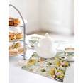thumbnail image 4 of Sunflower Bee Kitchen Dish Towels for Drying Dishes Set of 2, Vintage Summer Botanical Farmhouse Waffle Weave Microfiber Hand Tea Bathroom Towels Quick Dry & Absorbent Towel 12x12, 4 of 7