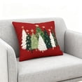 thumbnail image 4 of MOMOJIA Polyester Christmas Tree Pillow Cover Holiday Decoration Soft Pillowcase For Sofa Bedroom, 4 of 7