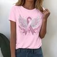 thumbnail image 4 of GZWYHT Pink Angel Wings Shirt，In October We Wear Pink Sweatshirt Support Survivor Breast Cancer Shirts For Women Sweatshirts Inspirational Tops Pink 3XL, 4 of 4
