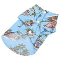 thumbnail image 4 of Camisa hawaiana para mascotas, transpirable, con estampado hawaiano de playa, para perros y gatos, talla XL, 4 of 14