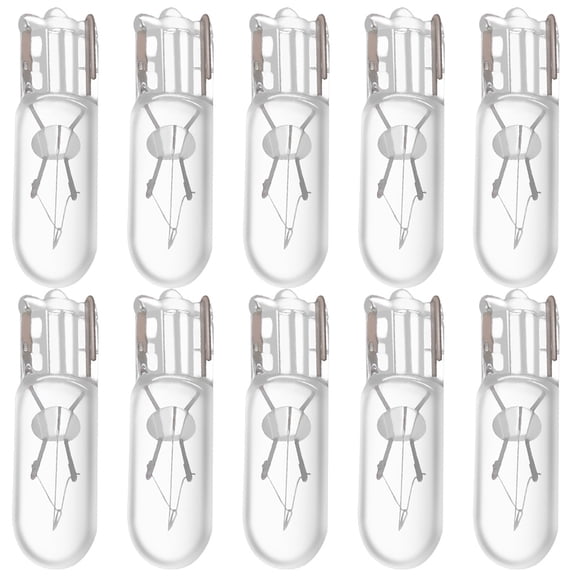 cciyu T5 Wedge 37 58 70 73 74 White 12V 1 LED Car Auto Dashboard Gauge Side Light Bulb Lamp (Warm white)