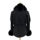 thumbnail image 5 of ZADORIN-cárdigan de piel de lujo para mujer, suéter tejido de invierno, elegante cinturón de piel desmontable, cárdigan blanco, rosa y negro, estilo coreano, 5 of 5