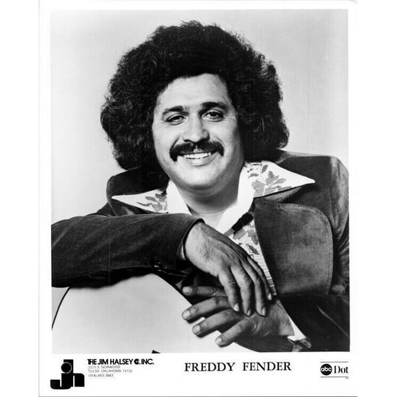 Freddy Fender 1970's country star promotional portrait 8x10 inch photo