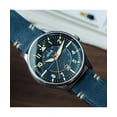 thumbnail image 2 of AVI-8 43 x 12.5 mm Hawker Hurricane Kent Automatic Sussex Leather Strap Blue Dial Mens Watch, 2 of 5