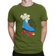thumbnail image 1 of Camisetas para hombre Roll To The Polls, camiseta vintage de algodón, manga corta, patinaje sobre ruedas, recreativo, calle, deporte, moda., 1 of 8
