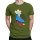 thumbnail image 1 of Camisetas para hombre Roll To The Polls, camiseta vintage de algodón, manga corta, patinaje sobre ruedas, recreativo, calle, deporte, moda., 1 of 8