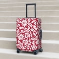thumbnail image 5 of Yiaed Red Flowers Print Travel Luggage Cover Suitcase Protector Fits 18-32 Inch Luggage Wheel Covers Patterned Elastic Luggage Anti-scratch（No luggage）-, 5 of 5