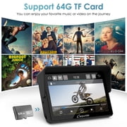 Carpuride Wireless Motorcycle CarPlay Android Auto 5 IPS Touch Screen Car Stereo for BMW IP67(502B)