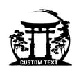 thumbnail image 5 of Custom Personalized Torii Gate Metal Wall Sign, Shrine Metal Wall, Japanese Traditional Wall Sign, Shinto Gate Wall , Home Decor, 5 of 6
