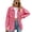 Pink, variant on Adult Female Denim Jacket Casual Restoring Ancient Ways Cowboy Coats for Women's Jacket