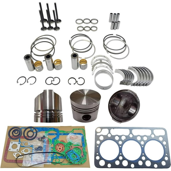 D750 Engine Overhaul Rebuild Kit (No cylinder liner) For Kubota D750 D750B D750-B Engine B5200 B5200D B5200E B7100HST-DT Tractor For Bobcat 453C 443 Loader
