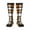 2 Black-1, variant on Orange Plaid Print Thigh High Socks Extra Long Stretchy Sock Women Over Knee High Opaque Stocking Daily Wear