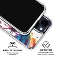 thumbnail image 3 of Skinit Chromatic Splatter White iPhone 14 Plus Clear Case, 3 of 4
