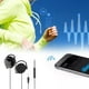 thumbnail image 2 of Auriculares deportivos con gancho para la oreja, estéreo acolchado, para colocar sobre la oreja, con control de micrófono con cable trenzado, 2 of 10