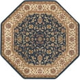 thumbnail image 3 of Traditional Area Rug (7'11'' Octagon) Border Navy, Beige Indoor Octagon Easy to Clean, 3 of 5