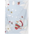 thumbnail image 2 of SKYSONIC Christmas Snowman Tablecloth Waterproof Washable Polyester Square Table Cover Durable Tablecloth for Kitchen Dining Table Party Decor (60 X 60 Inch), 2 of 7