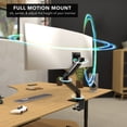 thumbnail image 6 of Single Monitor Desk Mount with Gas Spring Arm, 6 of 11